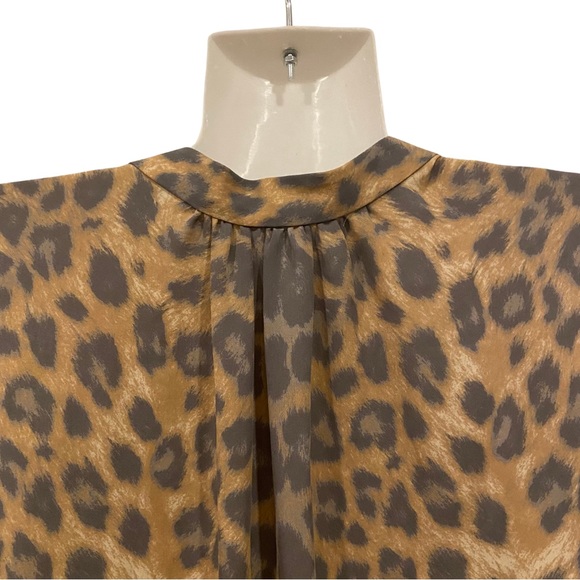 BABATON Aritzia Wilkes Leopard Print 100% Silk Dress - Picture 5 of 11